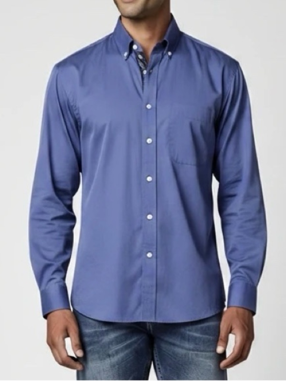 Men’s Bobby Jones Blue Button Down Shirt